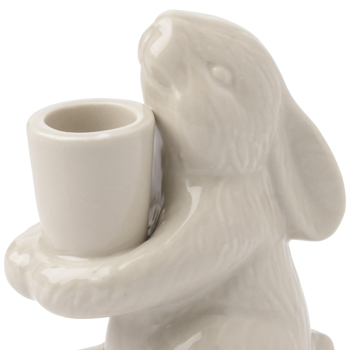 Kandelaar in de vorm van een haas