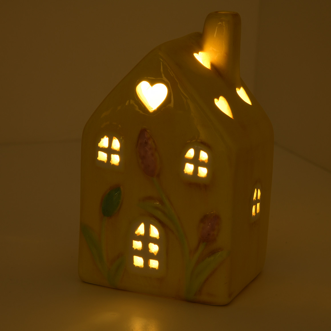 LED-huis met tulpenmotief