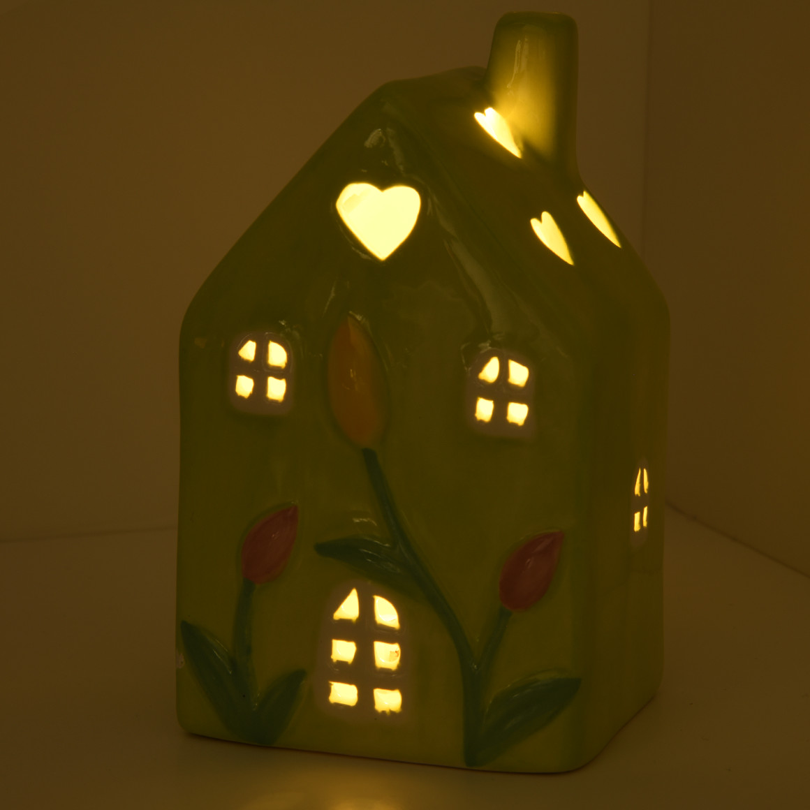 LED-huis met tulpenmotief