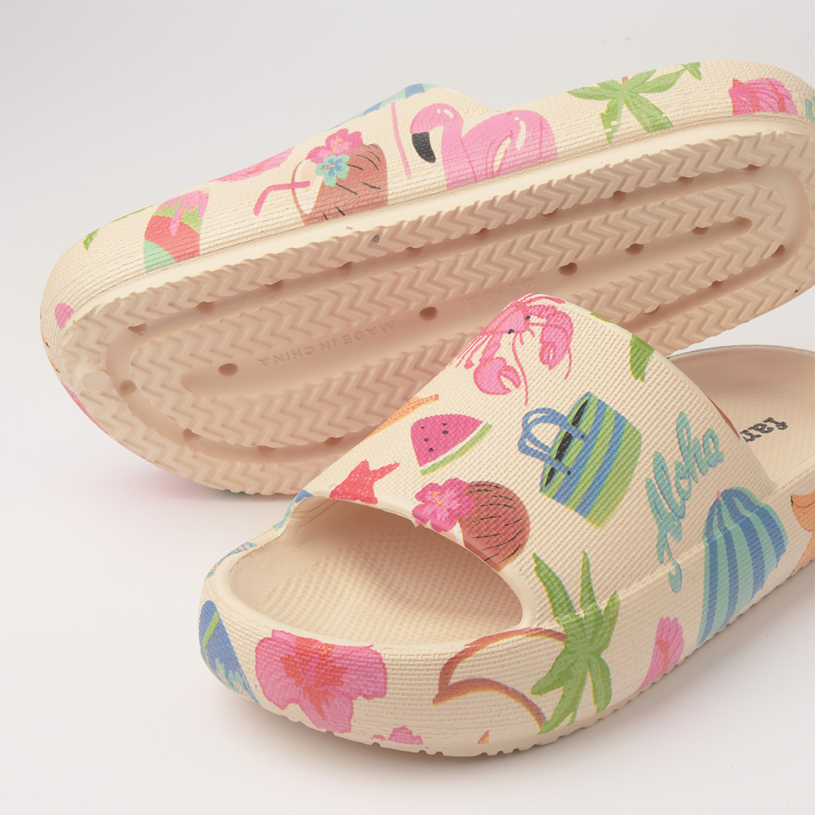 Kinder Badeschuhe mit sommerlichen Motiven