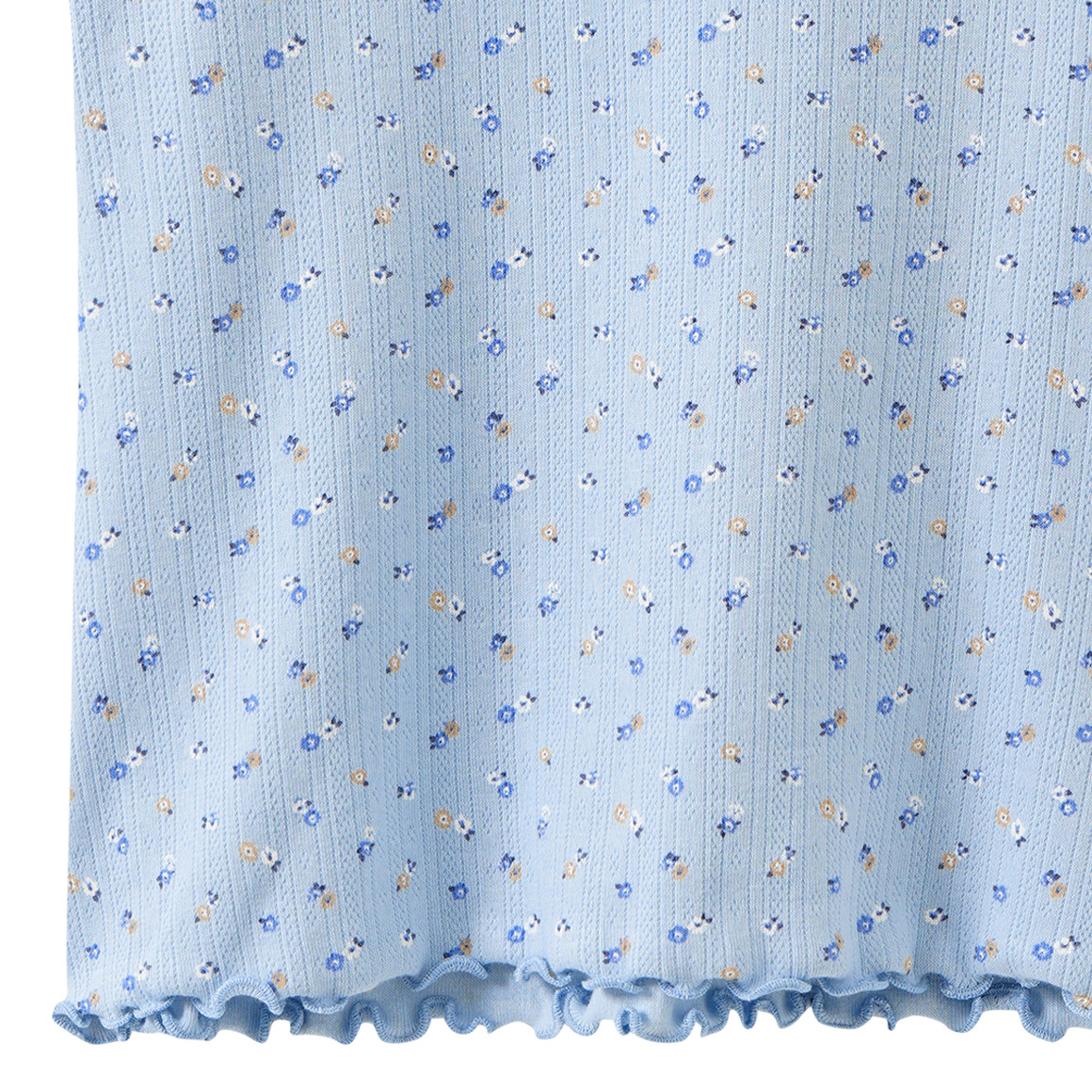 Mädchen T-Shirt mit Ajour-Muster