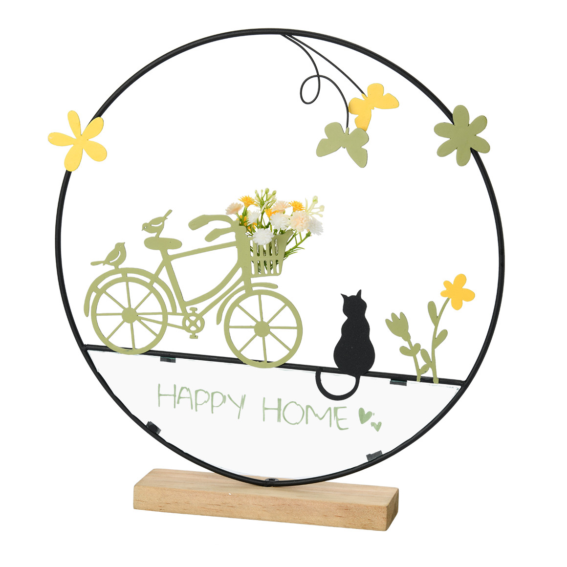 Ronde decoratieve display