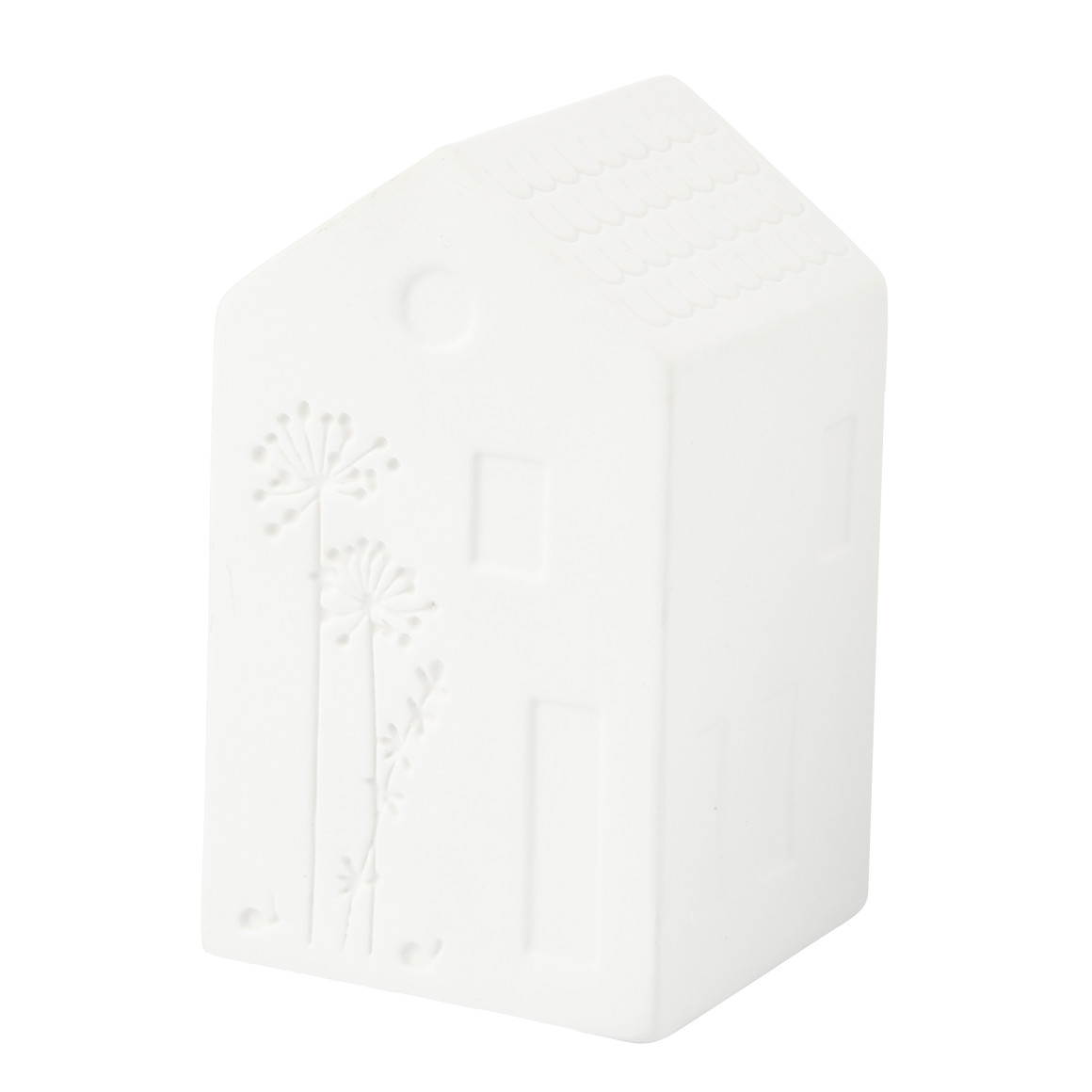 LED-decoratiehuisje van keramiek