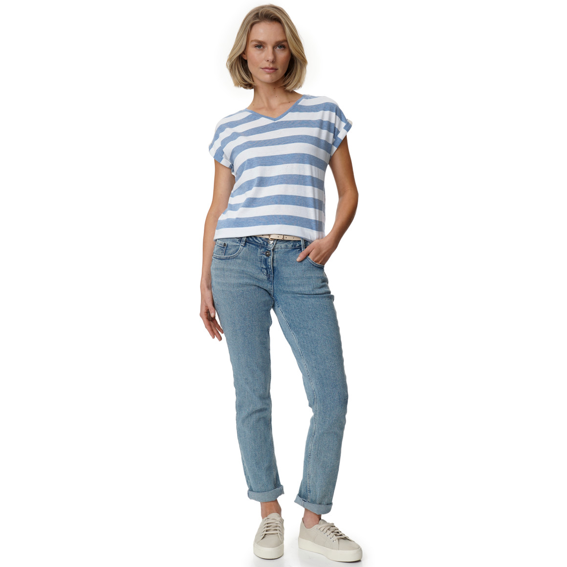 Damen T-Shirt im Basic-Look