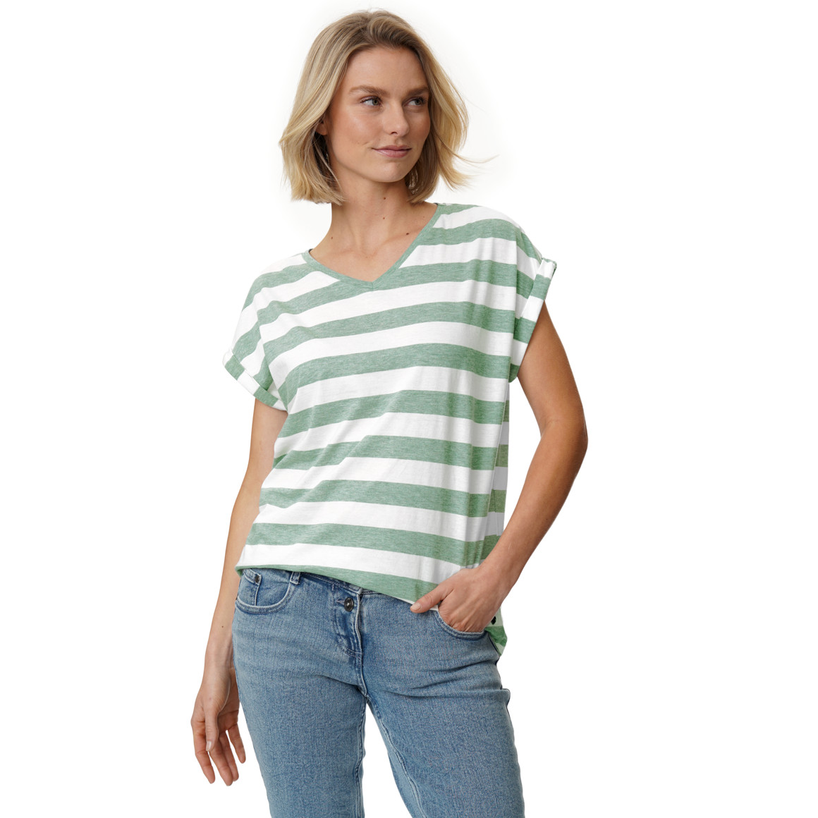 Damen T-Shirt im Basic-Look