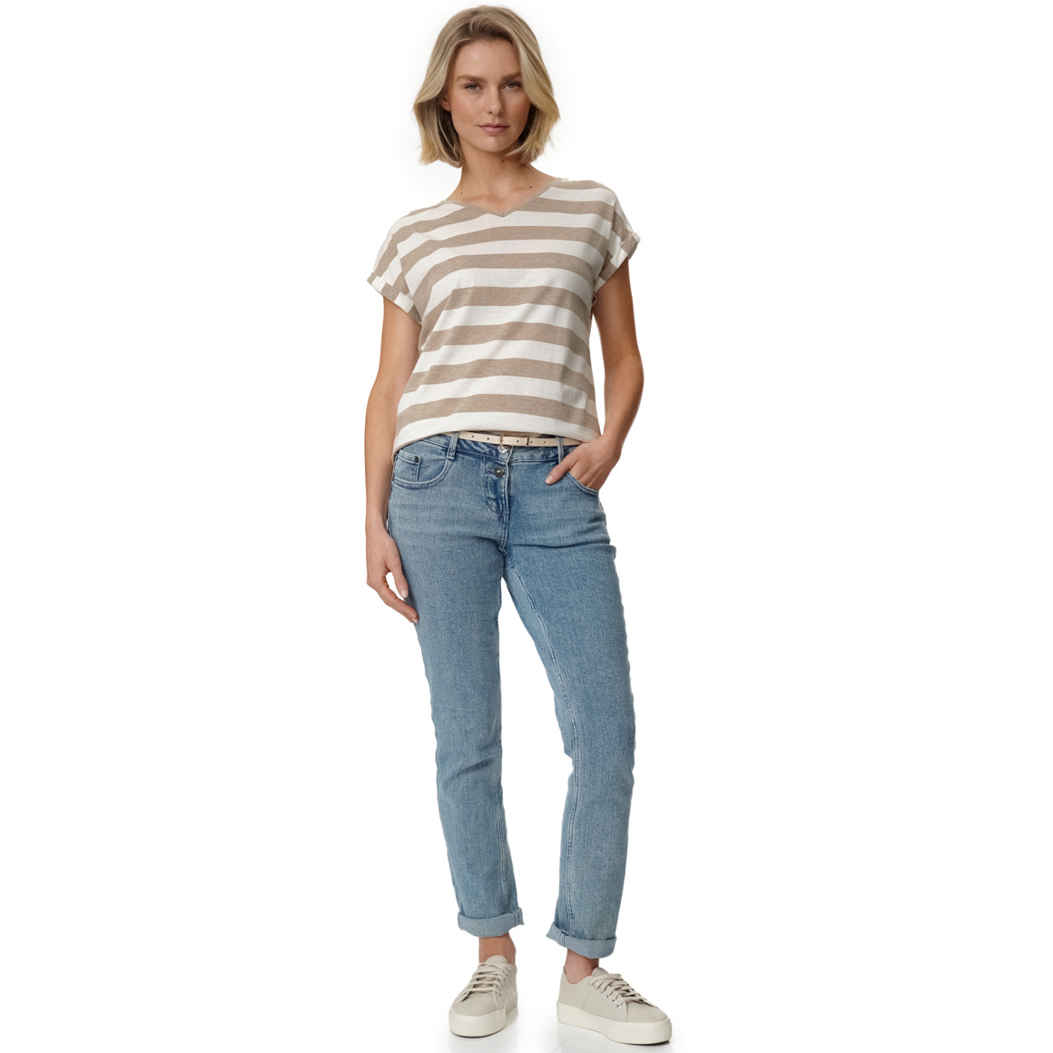 Damen T-Shirt im Basic-Look