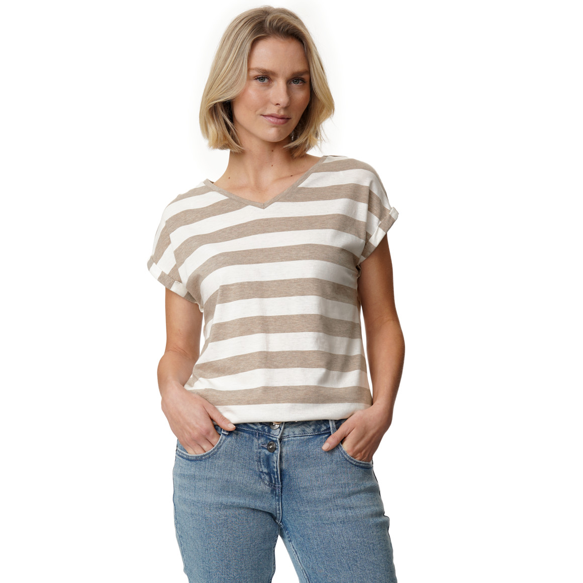 Damen T-Shirt im Basic-Look