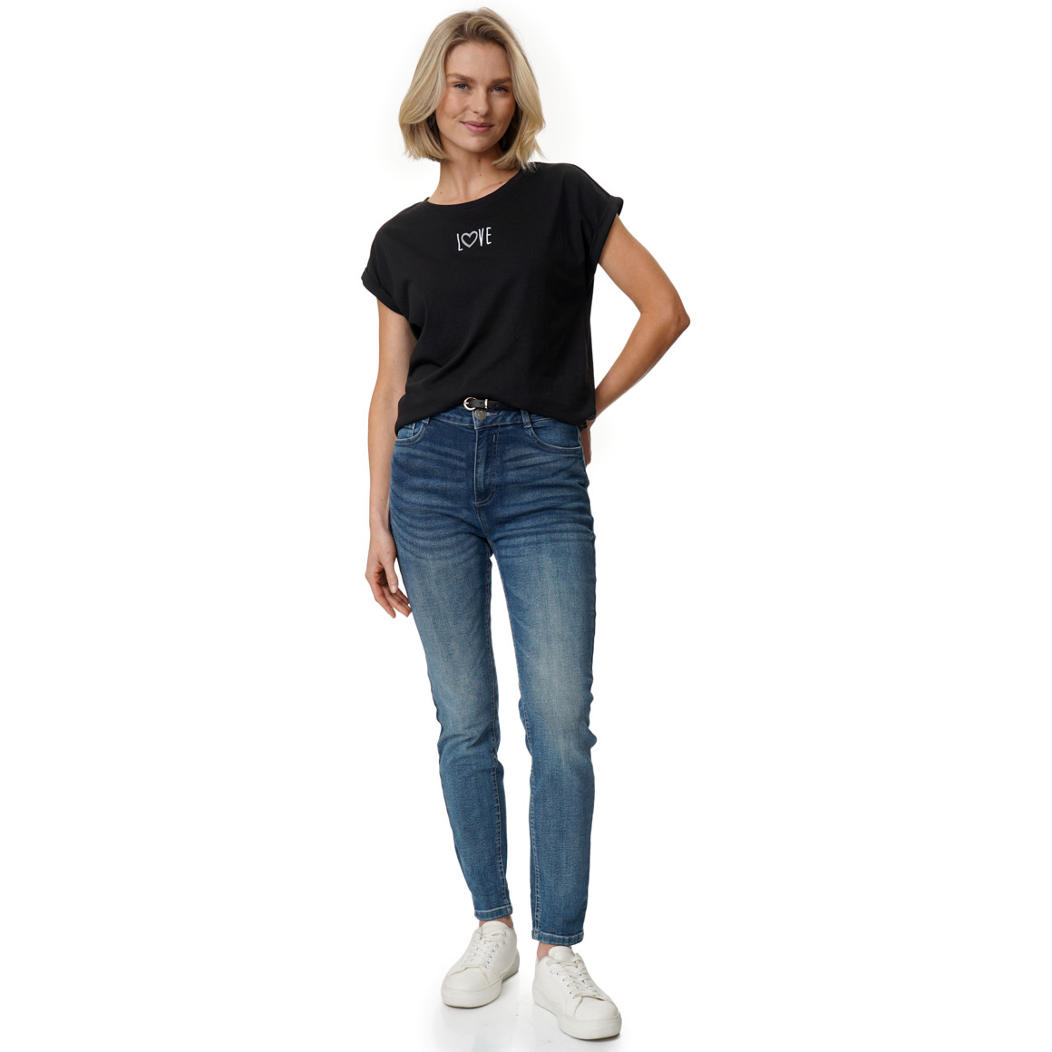 Damen T-Shirt im Basic-Look
