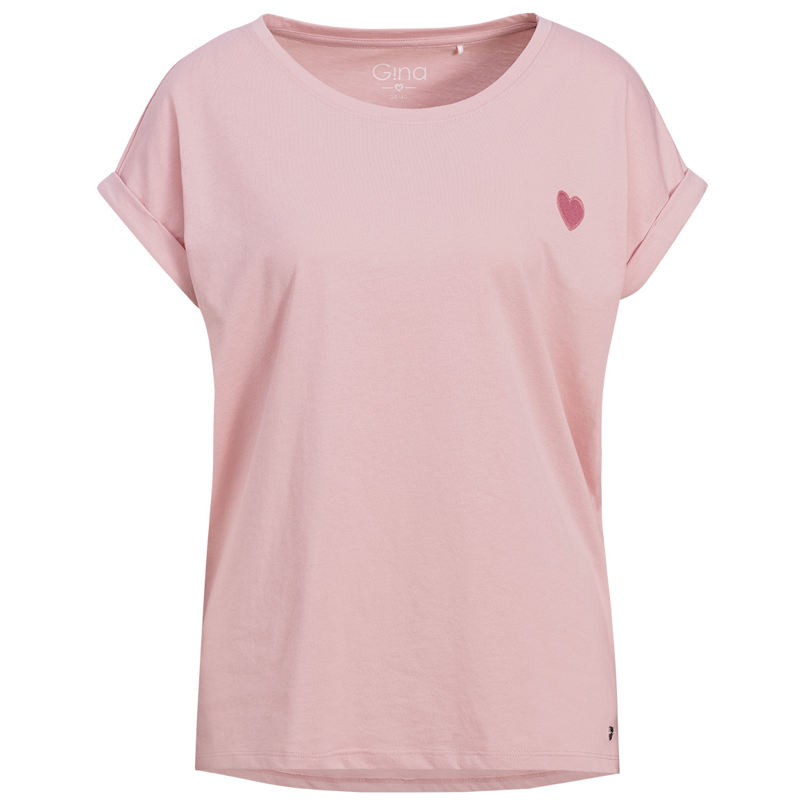 T-shirt voor dames in basic look