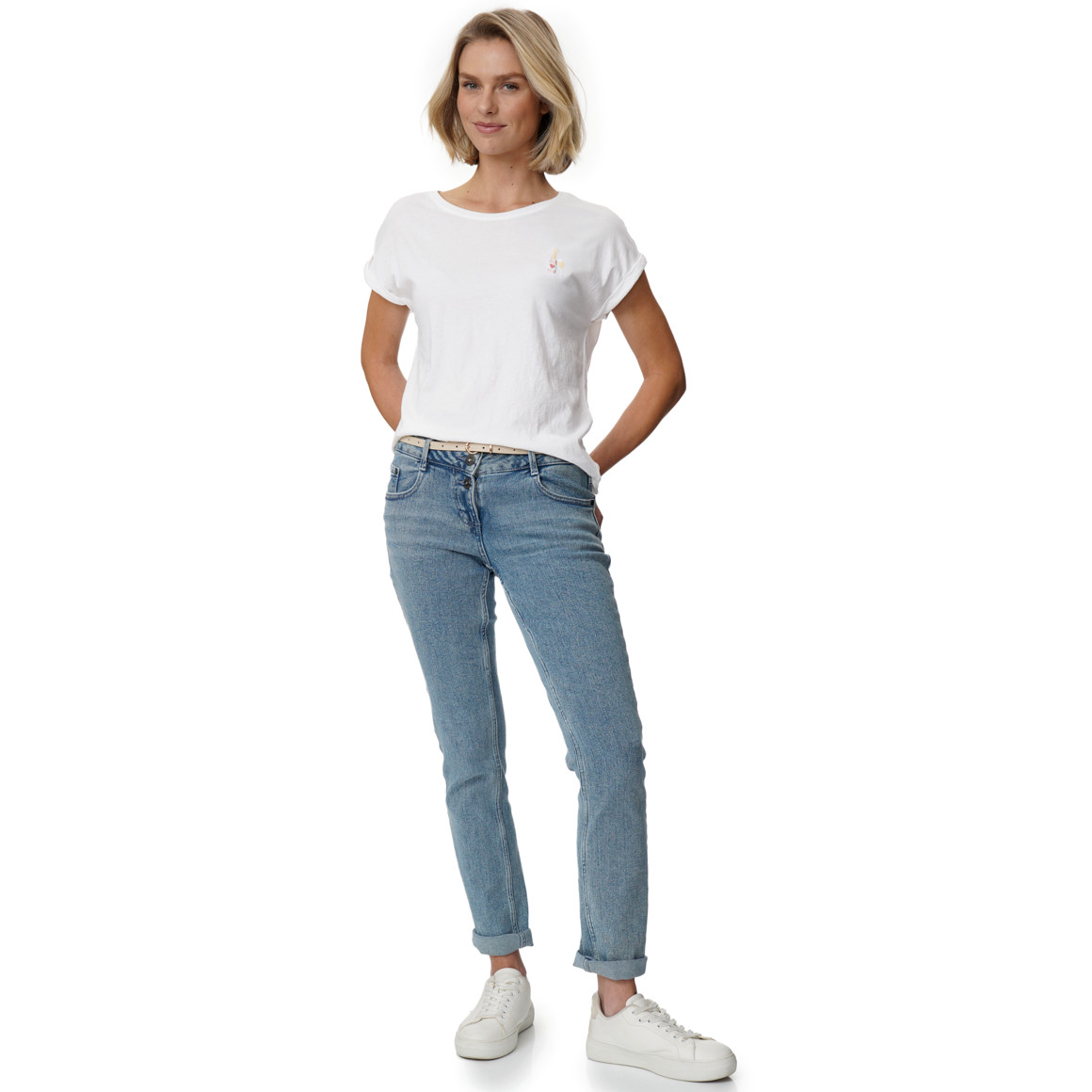 Damen T-Shirt im Basic-Look