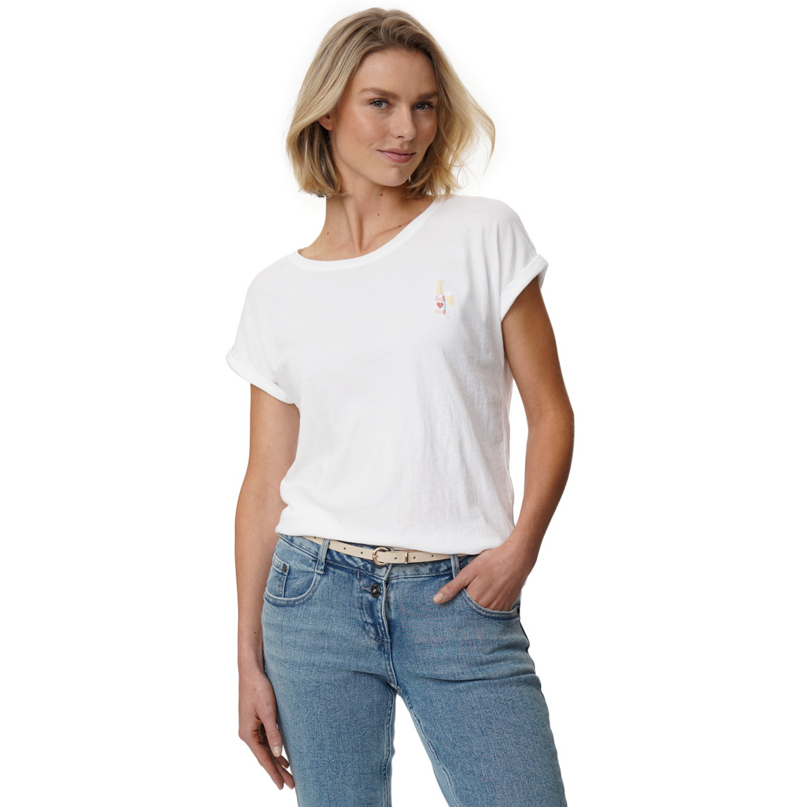 Damen T-Shirt im Basic-Look
