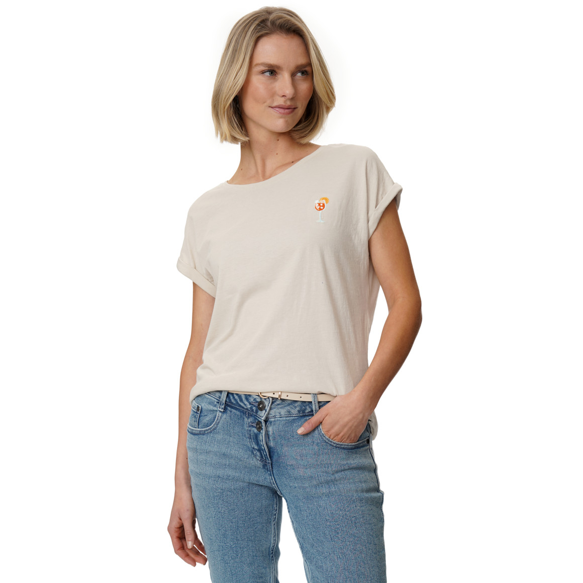 Damen T-Shirt im Basic-Look