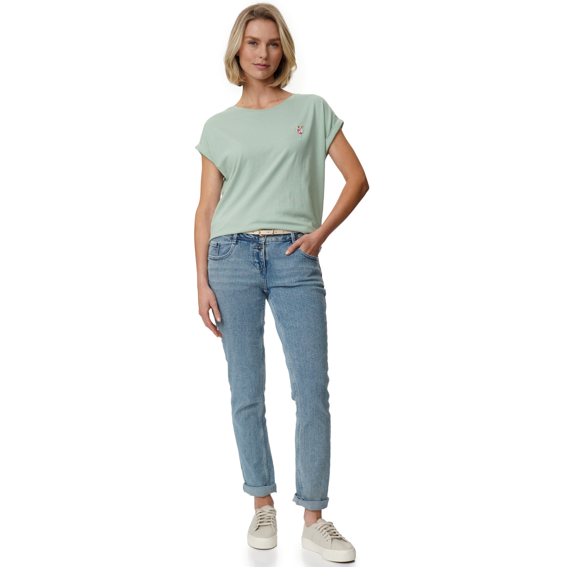 Damen T-Shirt im Basic-Look