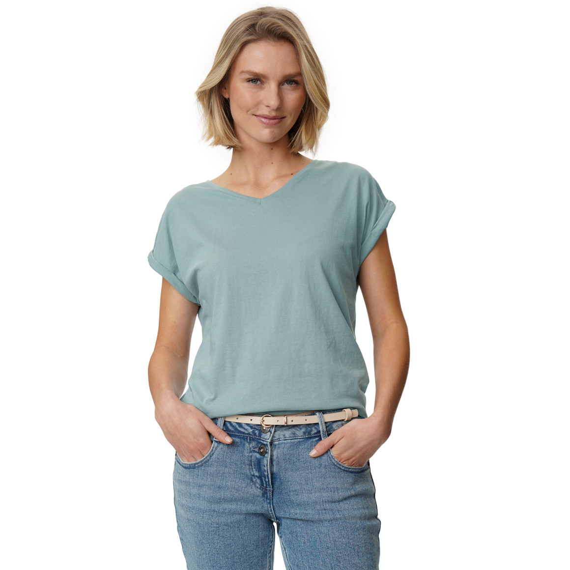 Damen T-Shirt im Basic-Look