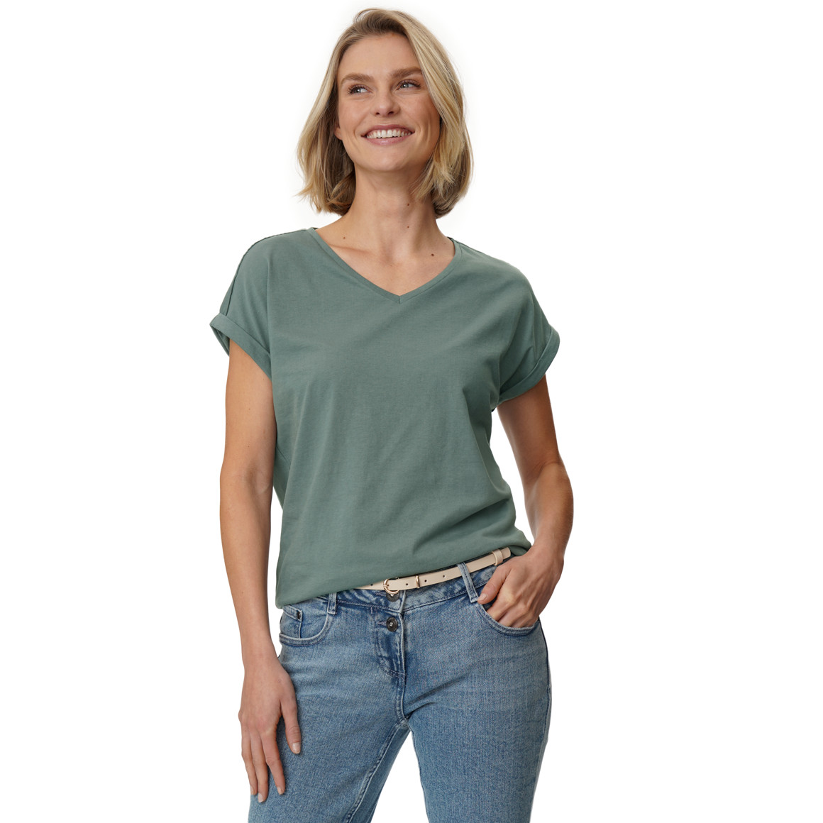 Damen T-Shirt im Basic-Look