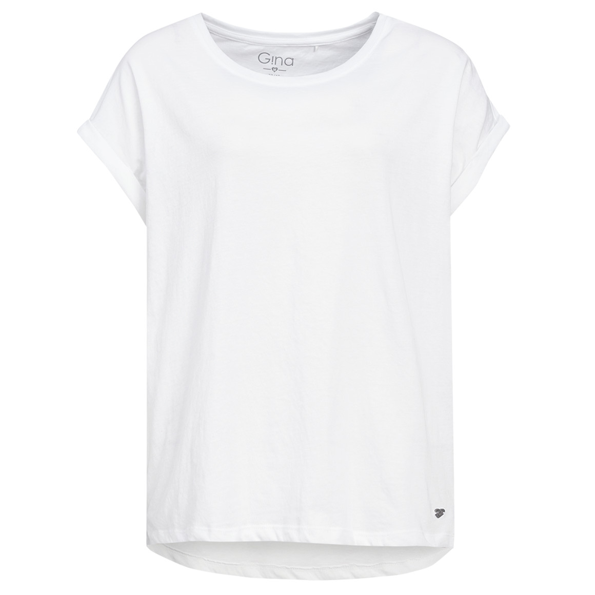 T-shirt voor dames in basic look