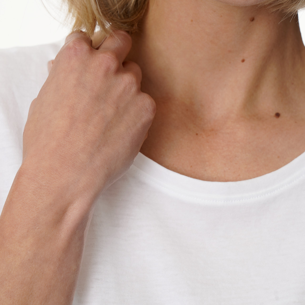 T-shirt voor dames in basic look