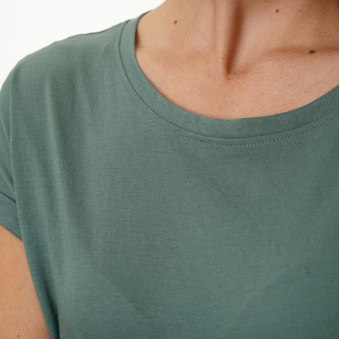 T-shirt voor dames in basic look