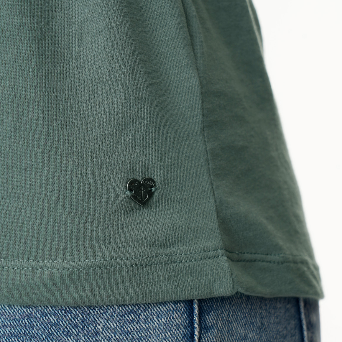 T-shirt voor dames in basic look