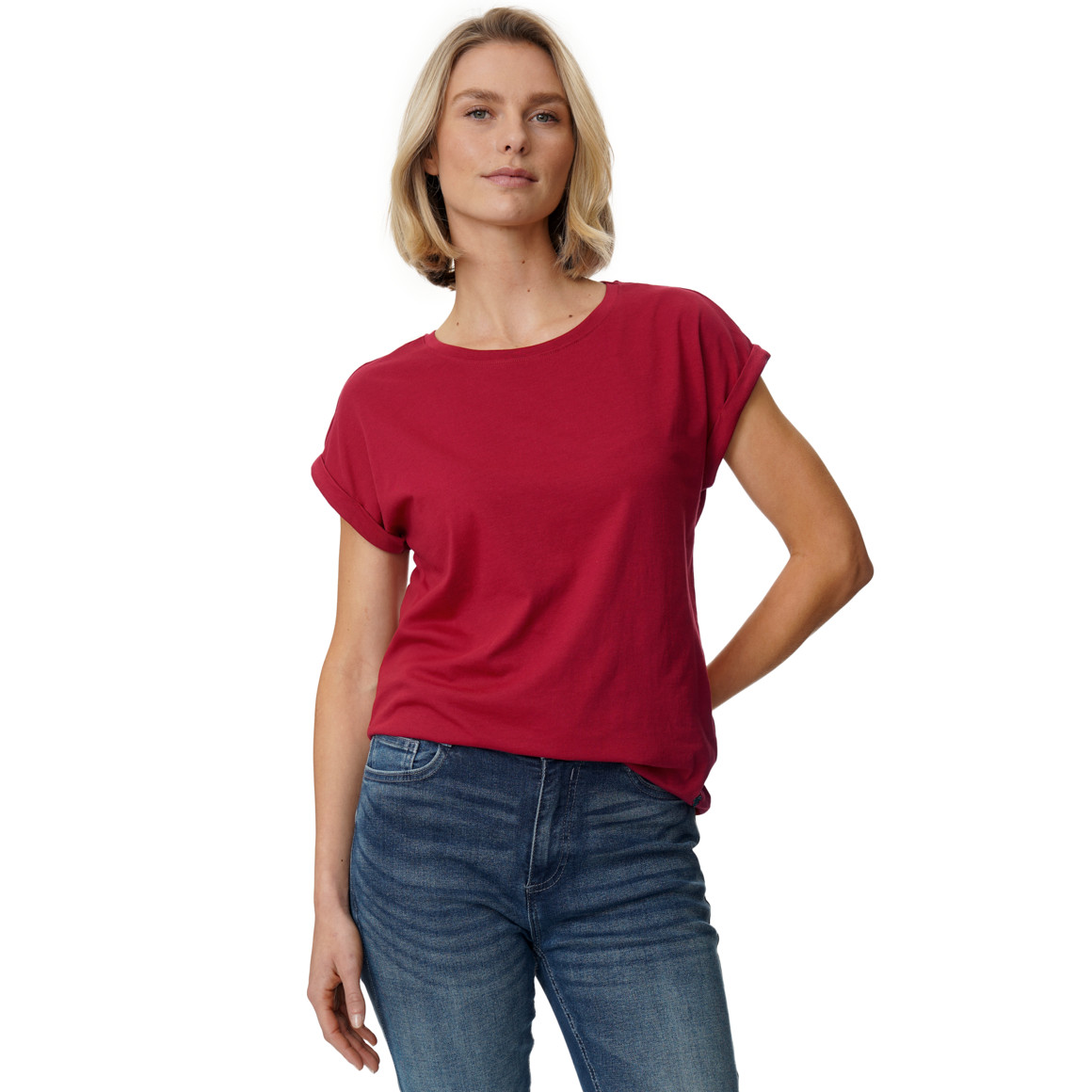 Damen T-Shirt im Basic-Look