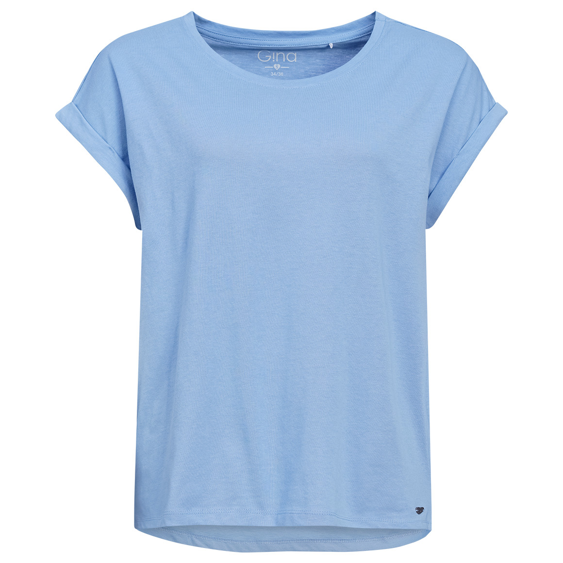 T-shirt voor dames in basic look