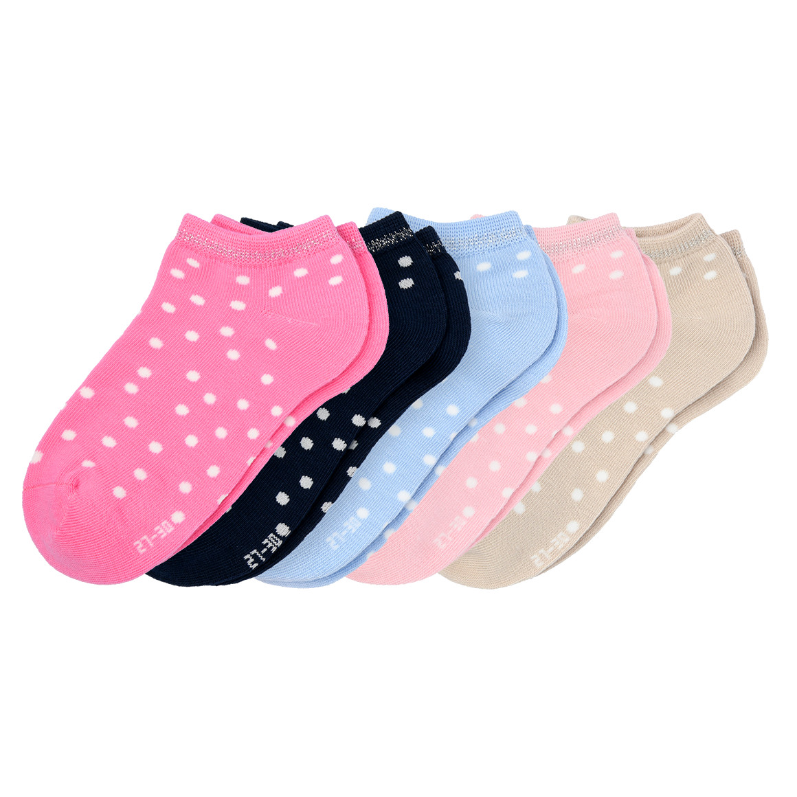 5 Paar Mädchen Sneaker-Socken im Set