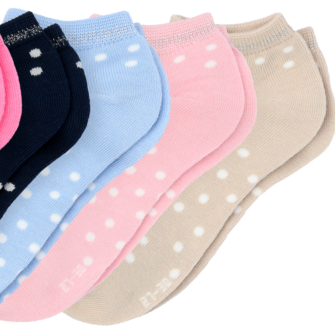 5 Paar Mädchen Sneaker-Socken im Set