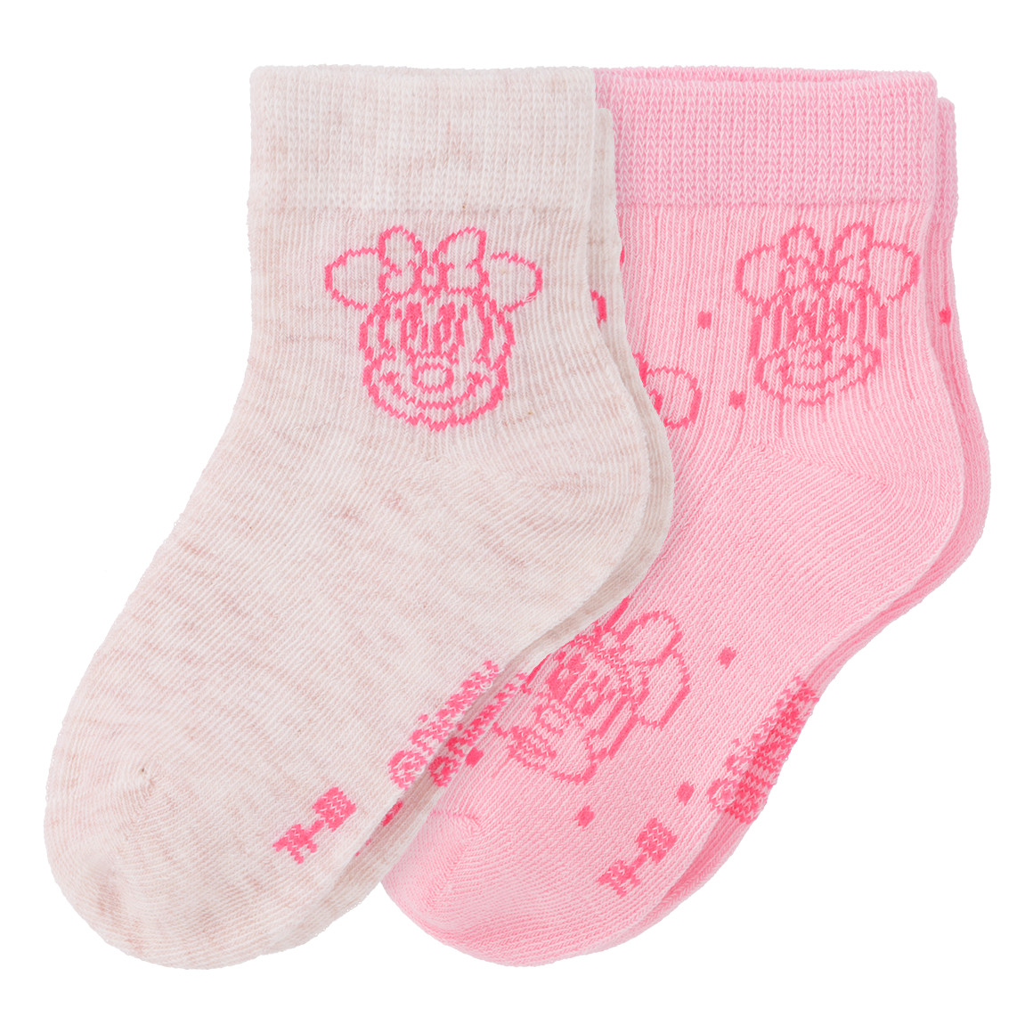 2 Paar Minnie Maus Socken im Set