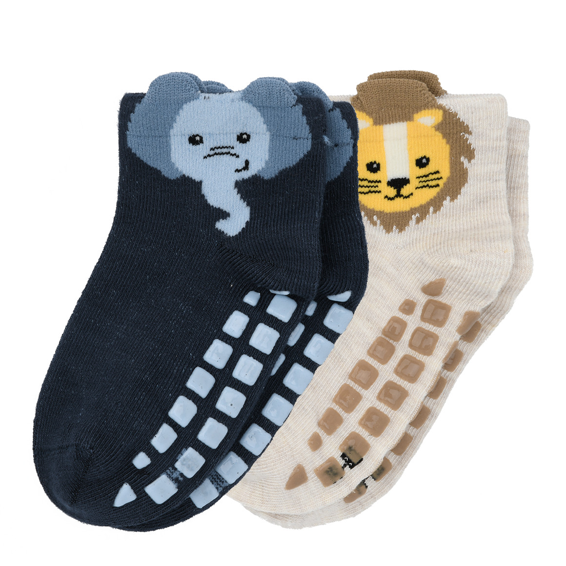 2 Paar Baby Stopper-Socken im Set