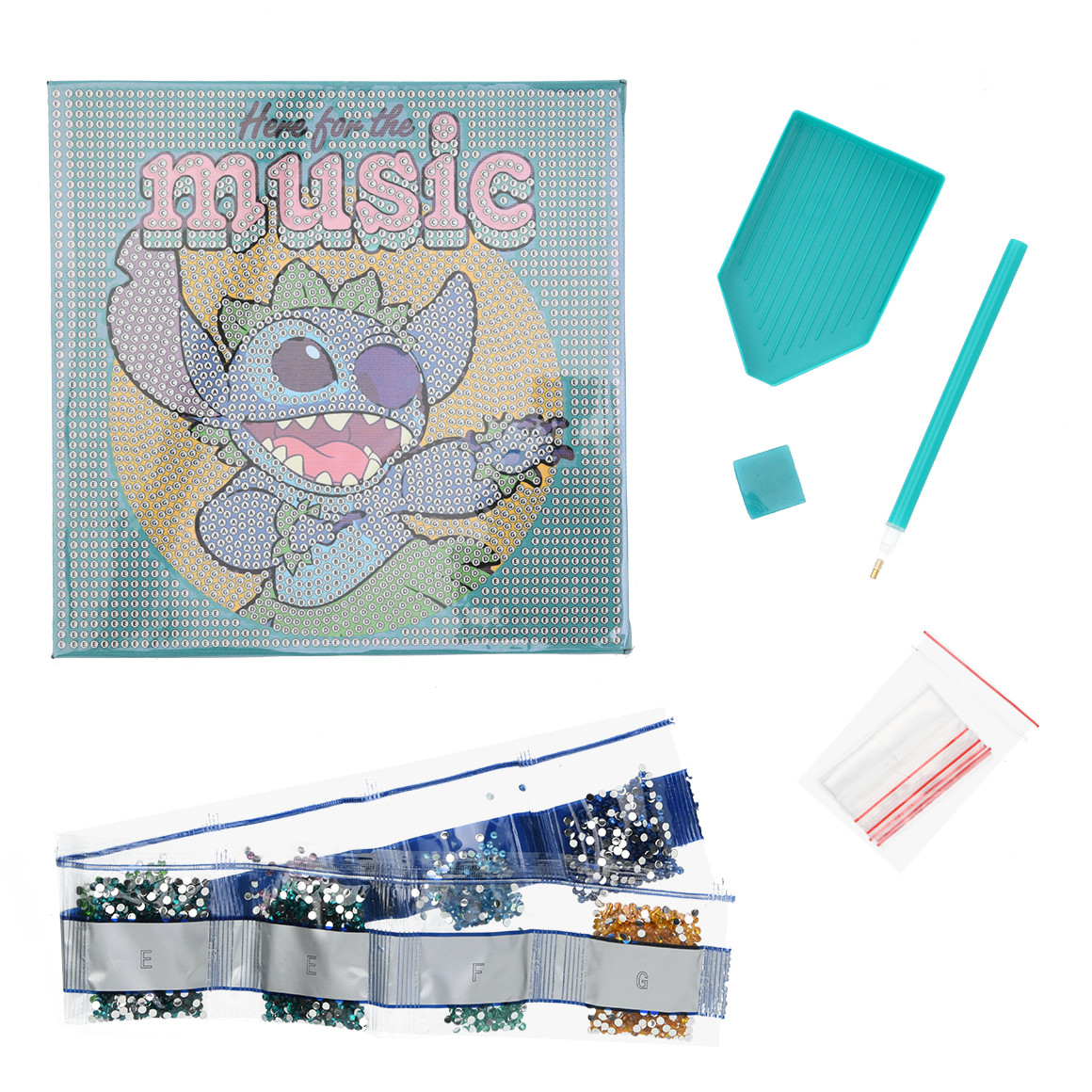 Disney Stitch Diamond Painting auf Leinwand