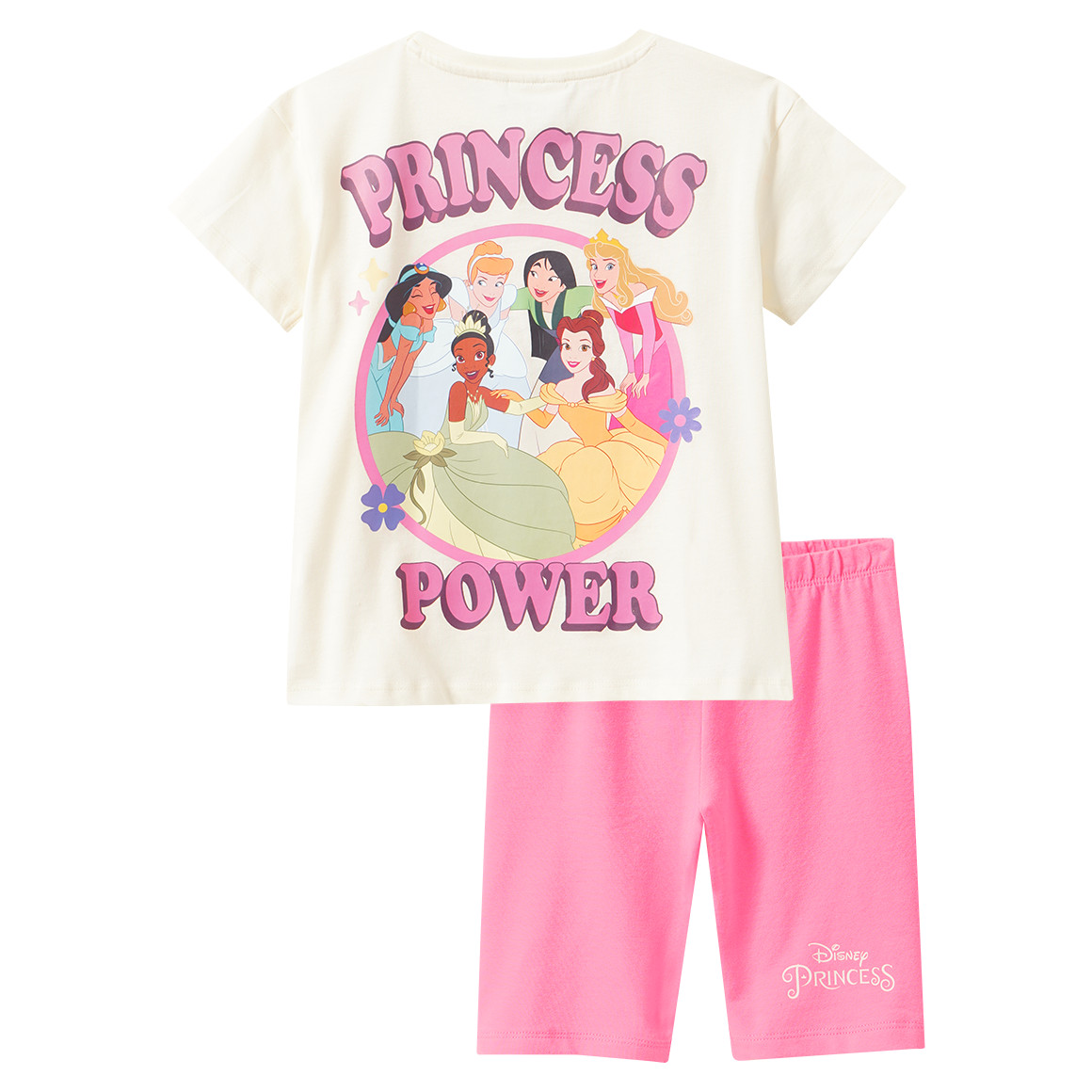Disney Prinzessin Set mit Rückenprint