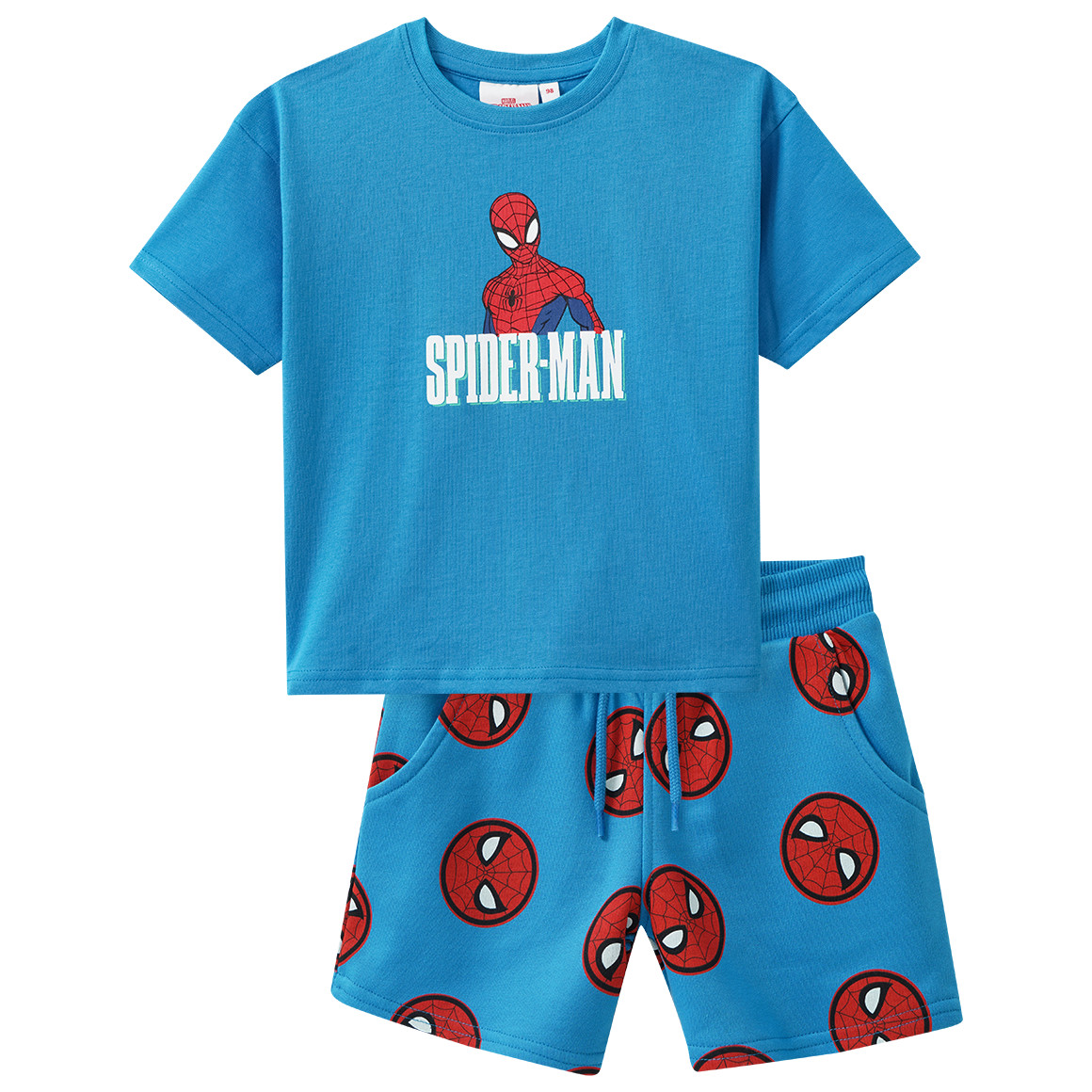 MARVEL Spiderman Set mit T-Shirt und Shorts