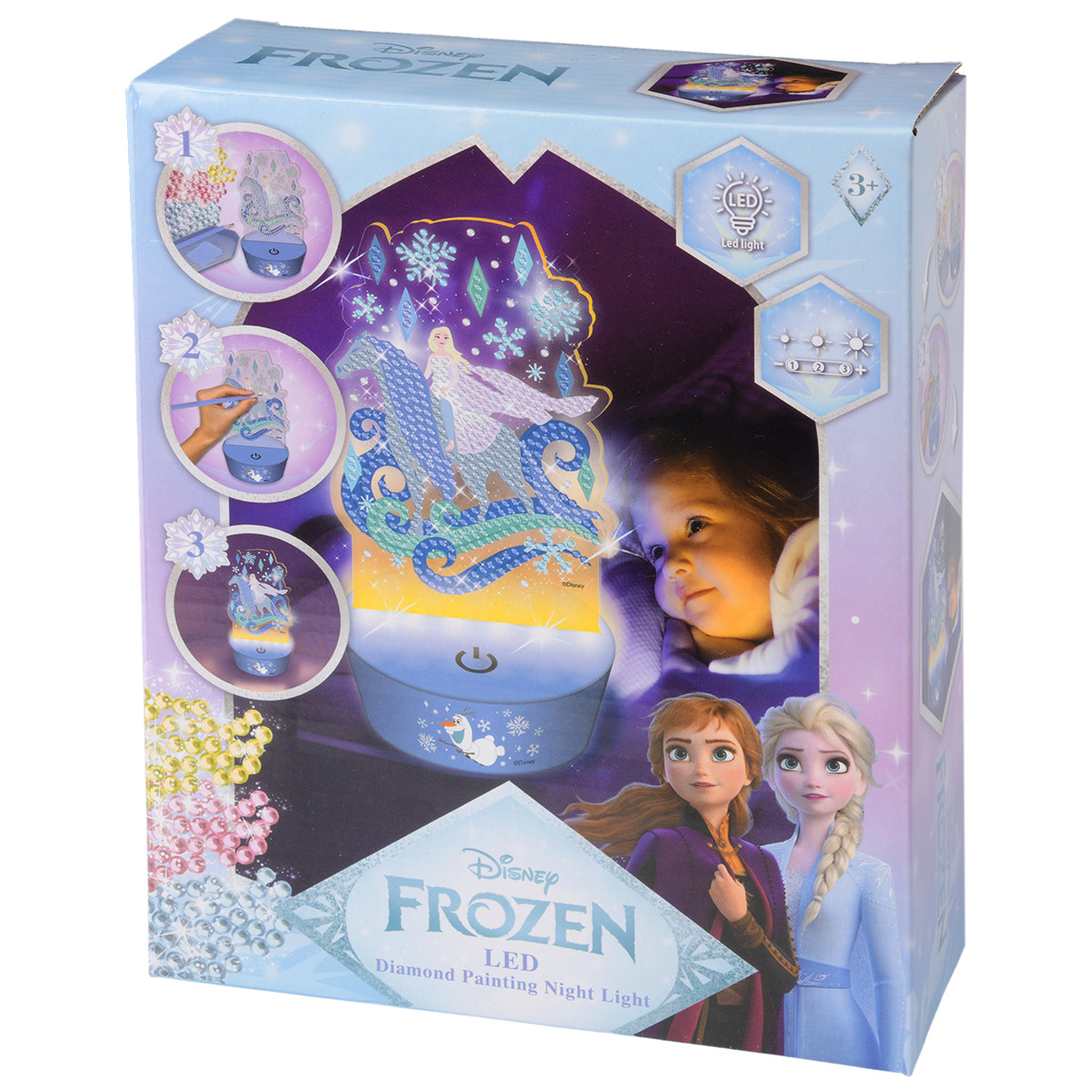 Die Eiskönigin Diamond Painting Nachtlicht