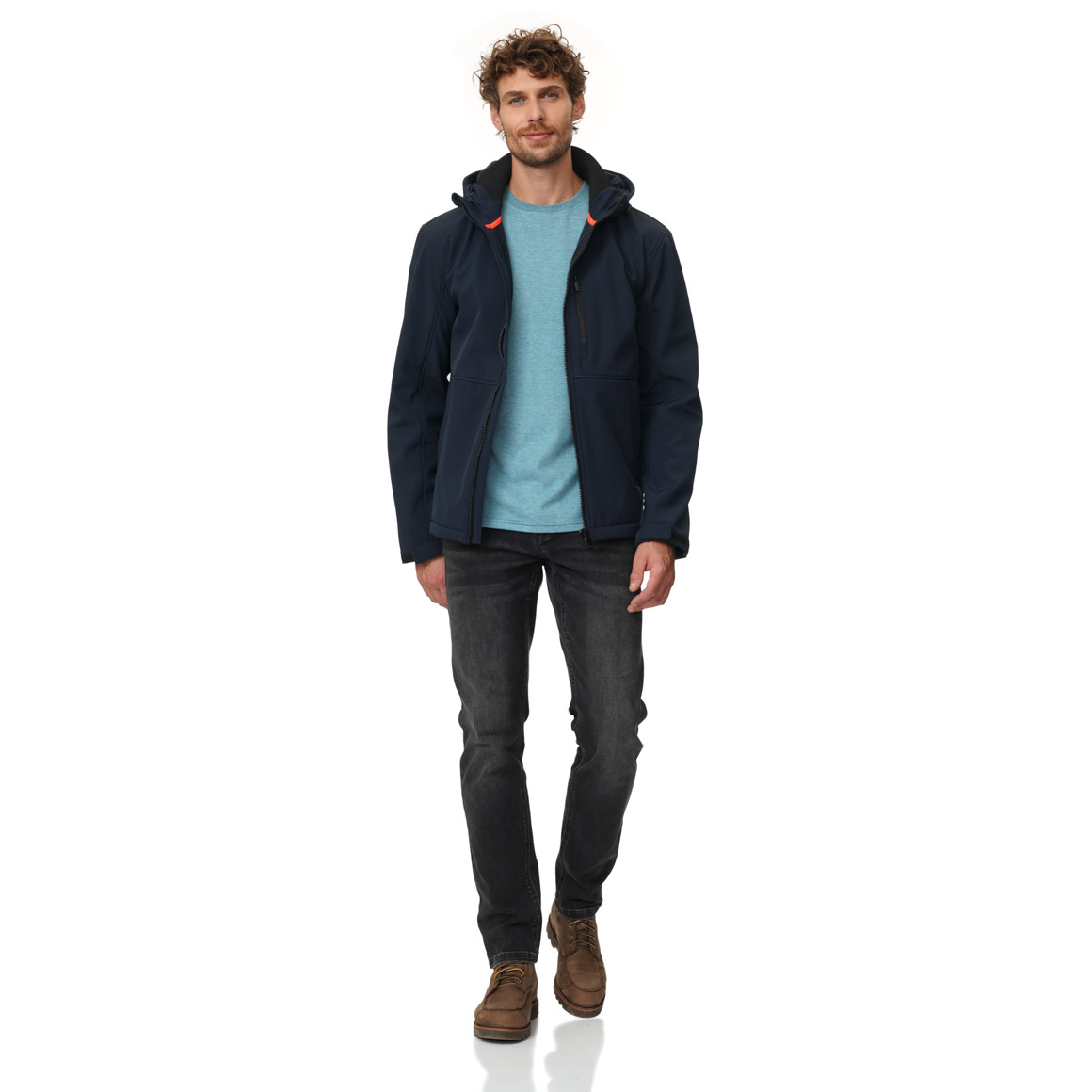 Herren Softshelljacke mit drei Taschen