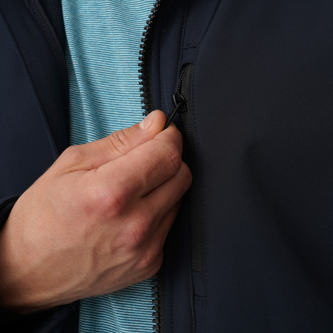 Herren Softshelljacke mit drei Taschen