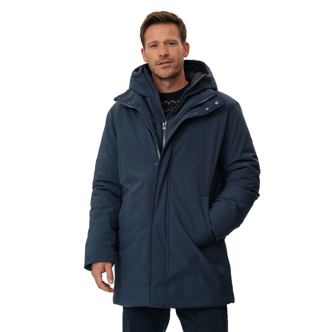 Herren Parka mit Kapuze