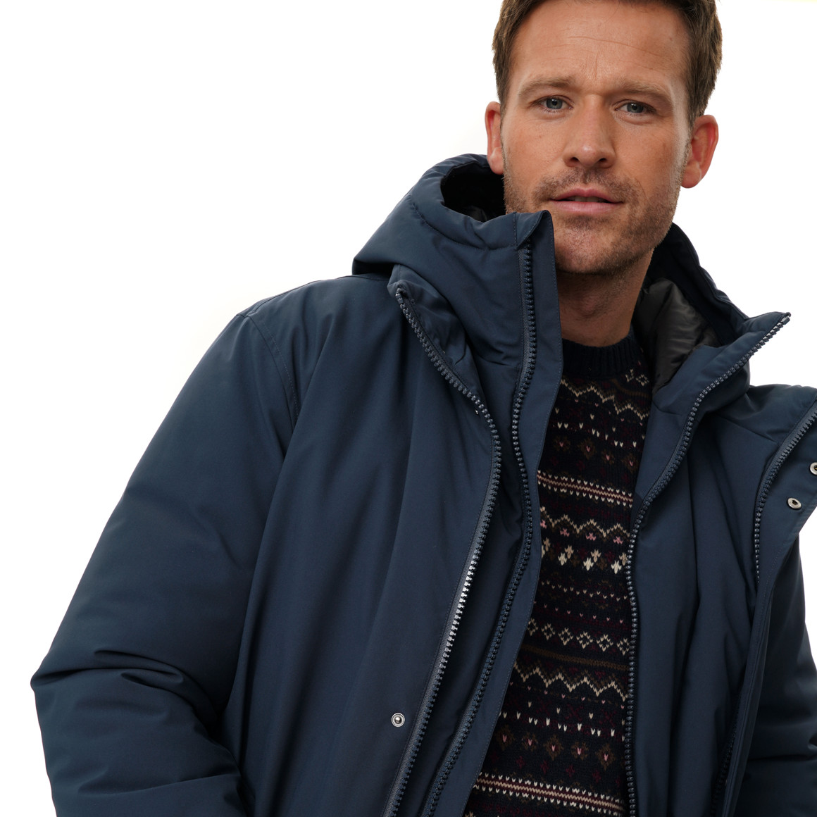 Herren Parka mit Kapuze