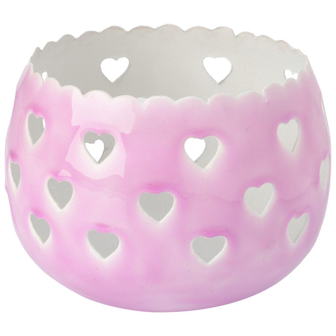 Metalen theelichthouder