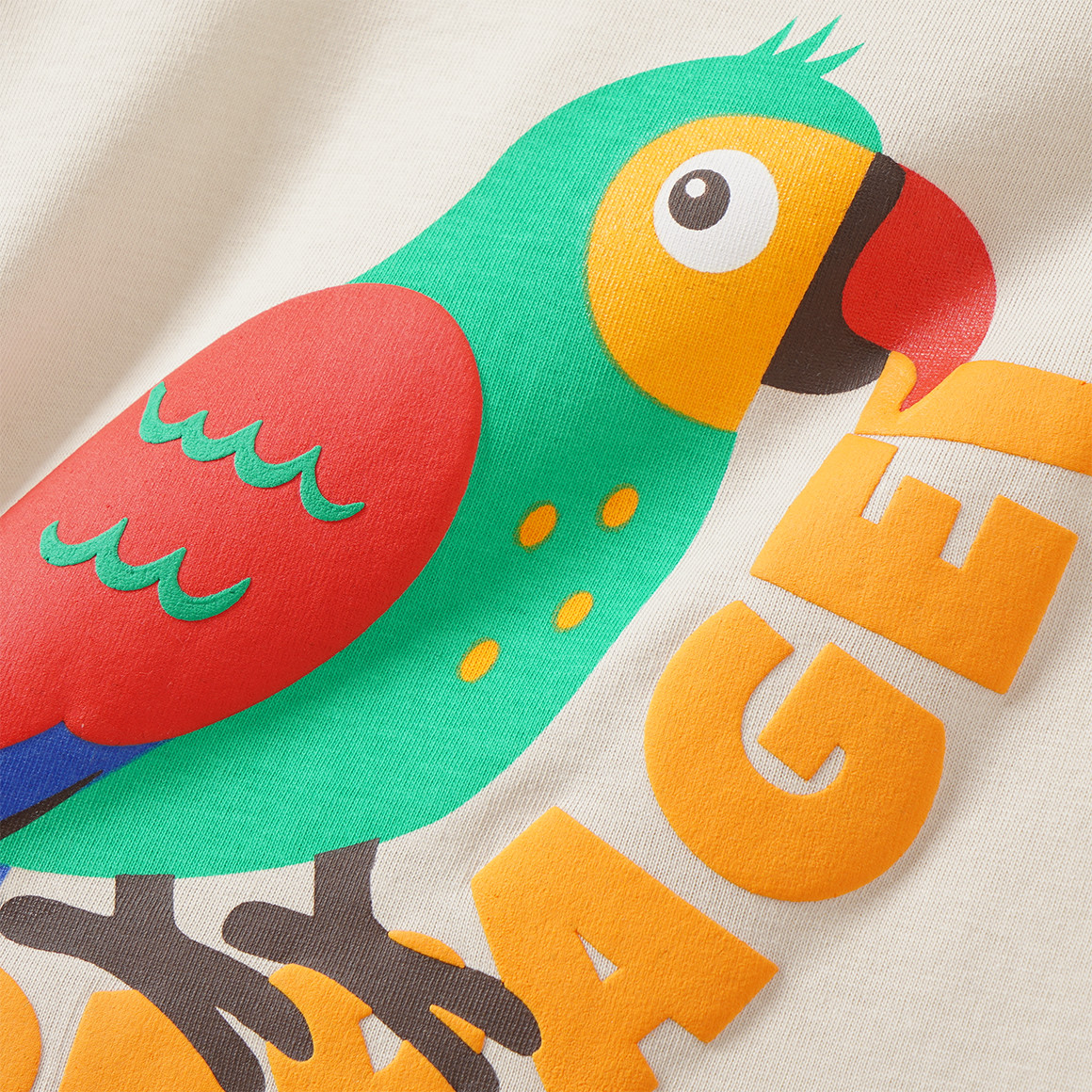 Baby T-Shirt mit Papagei-Motiv