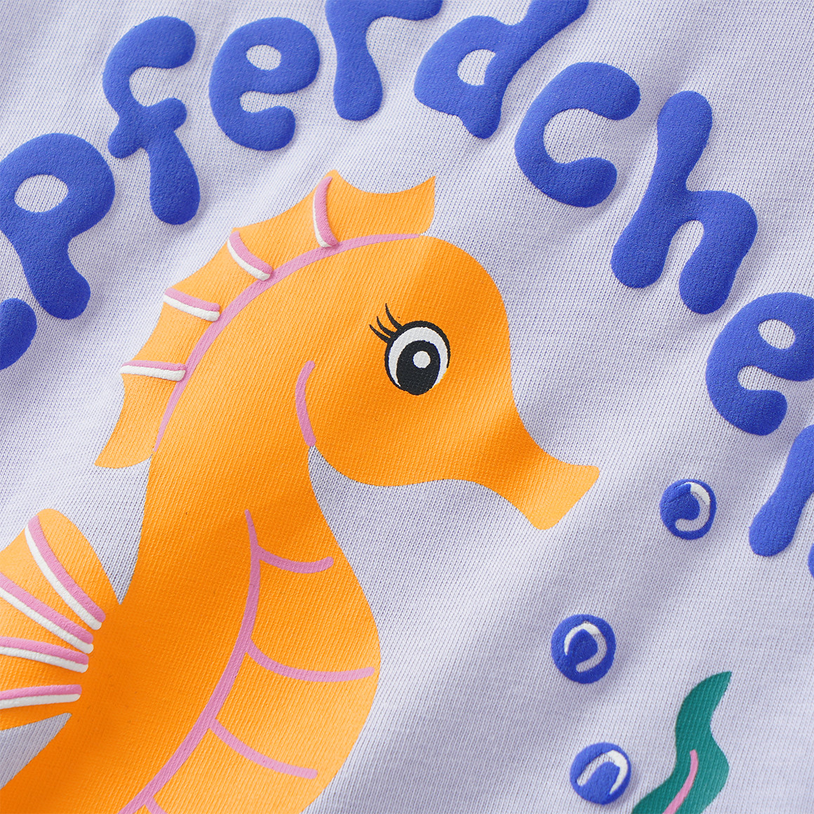 Baby T-Shirt mit Seepferdchen-Motiv