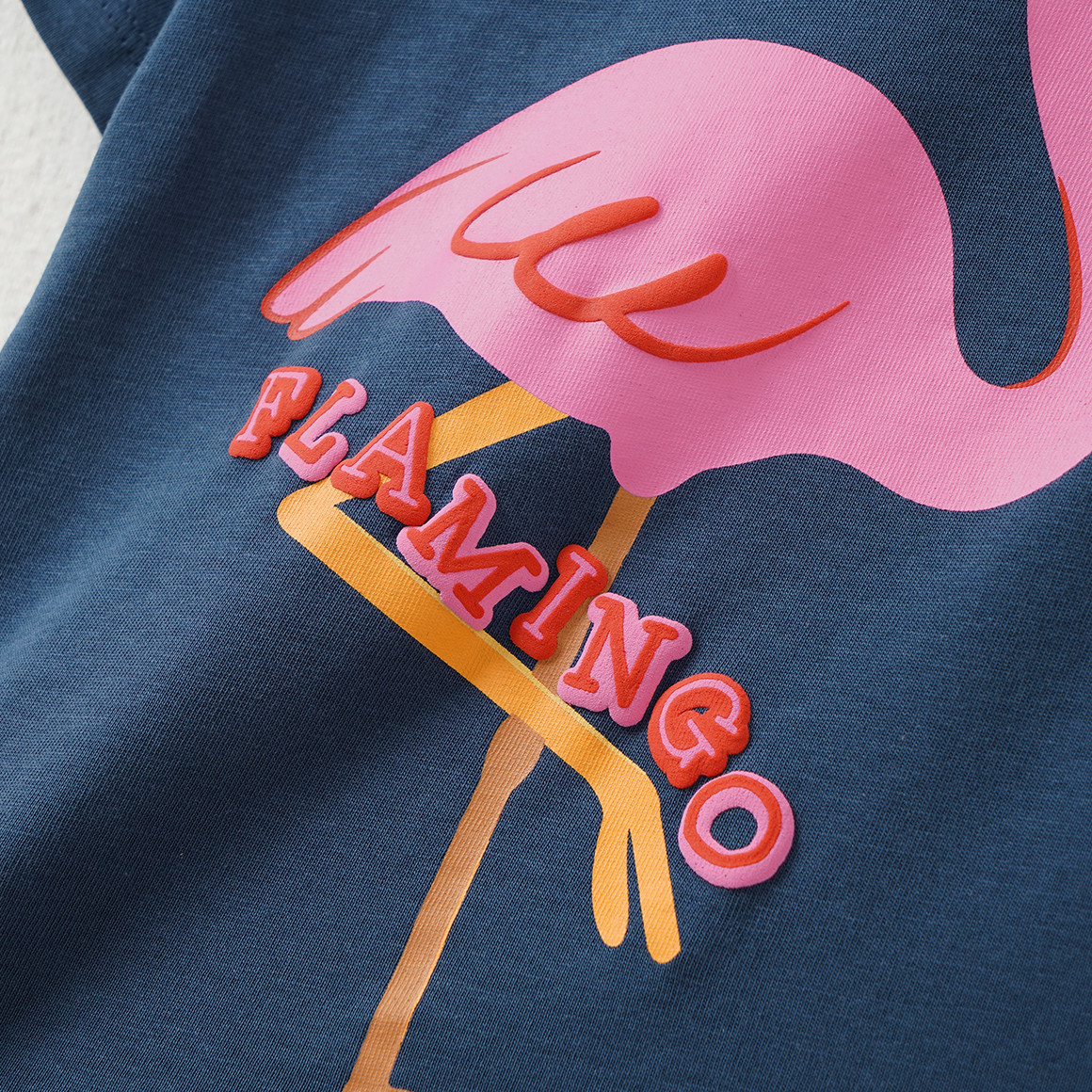 Baby T-Shirt mit Flamingo-Motiv