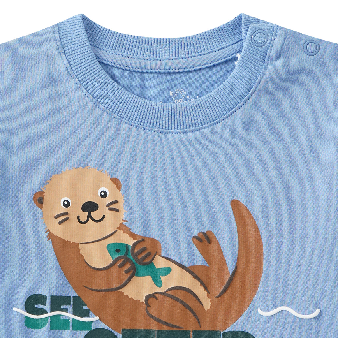 Baby T-Shirt mit Seeotter-Motiv