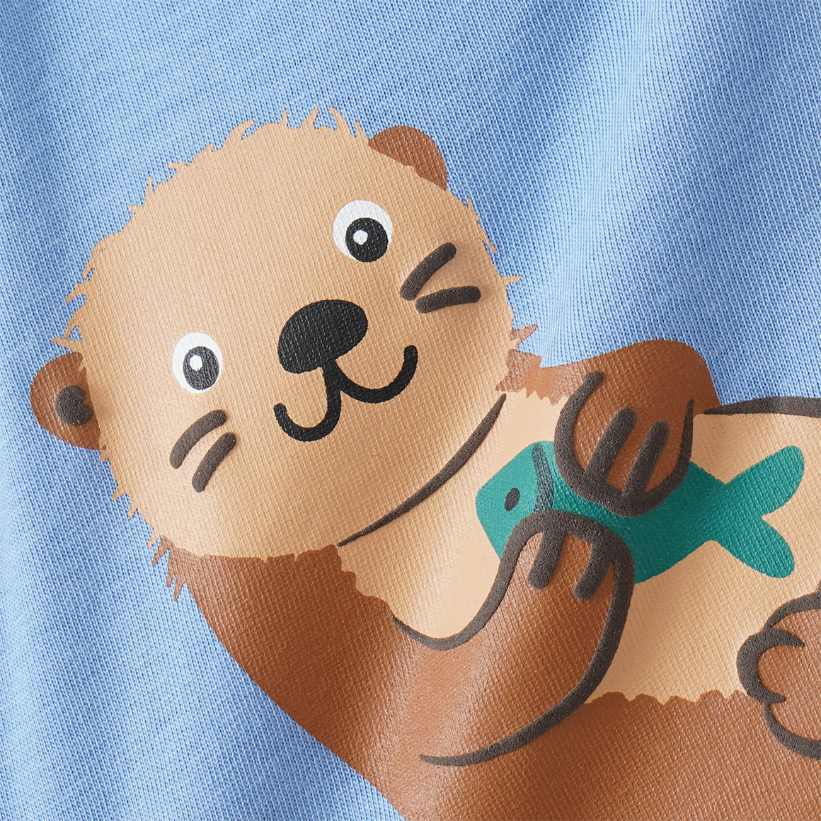 Baby T-Shirt mit Seeotter-Motiv
