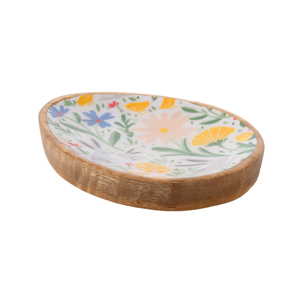 Kleine houten plaat in paas-Design