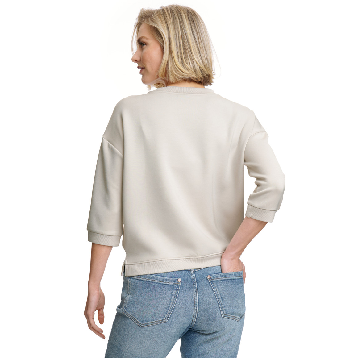 Damen Sweatshirt mit 3/4-Arm