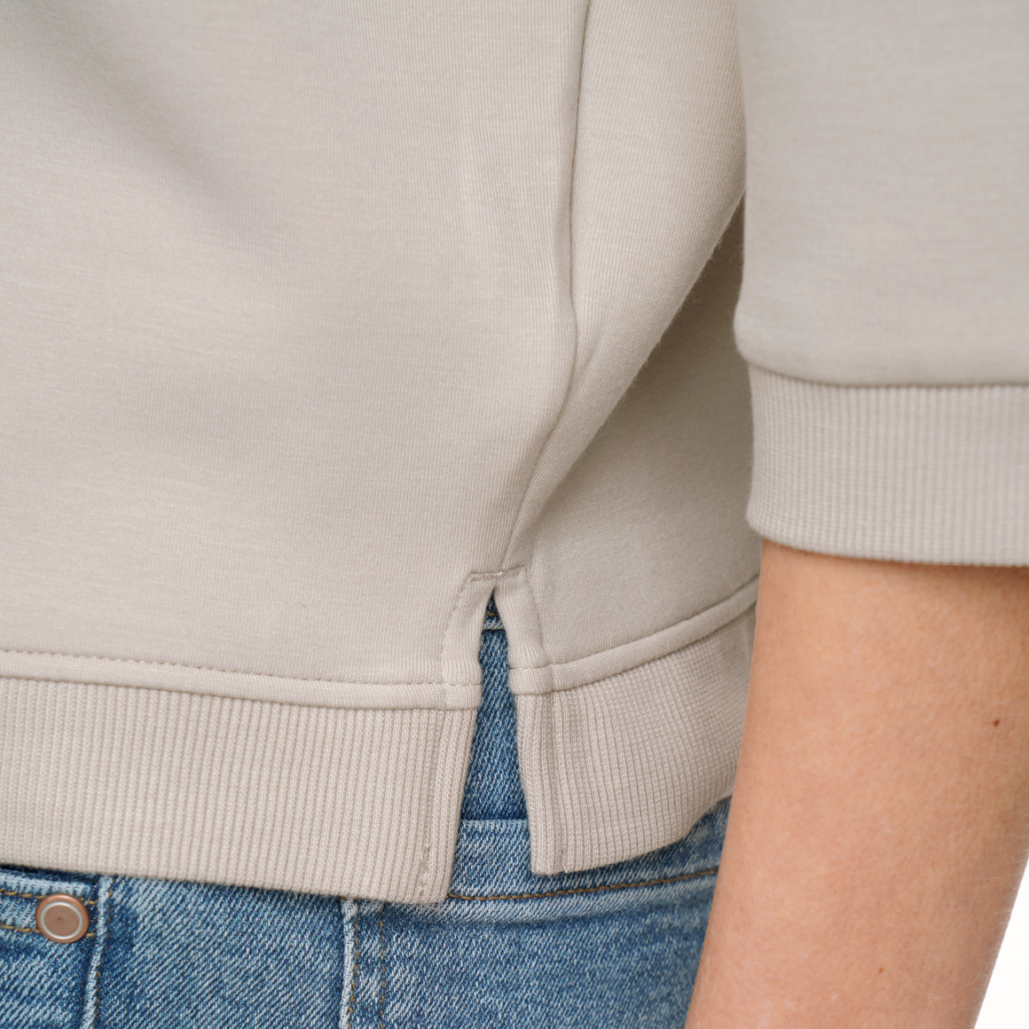 Damen Sweatshirt mit 3/4-Arm
