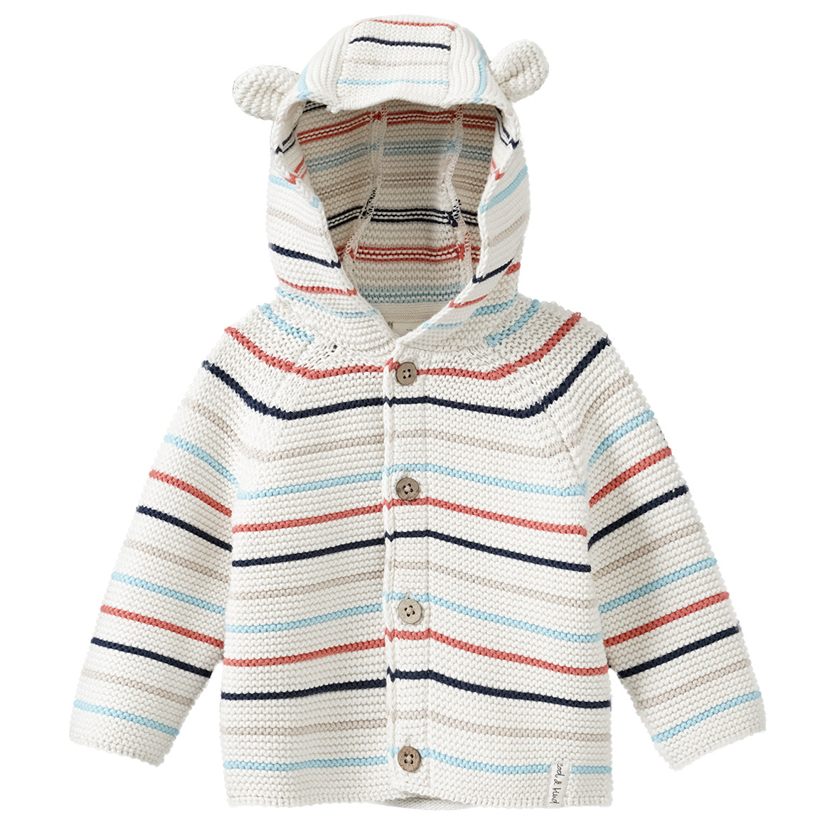 Newborn Strickjacke mit Öhrchen