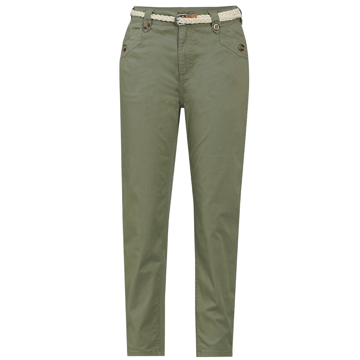 Damen Hose mit Zopf-Gürtel