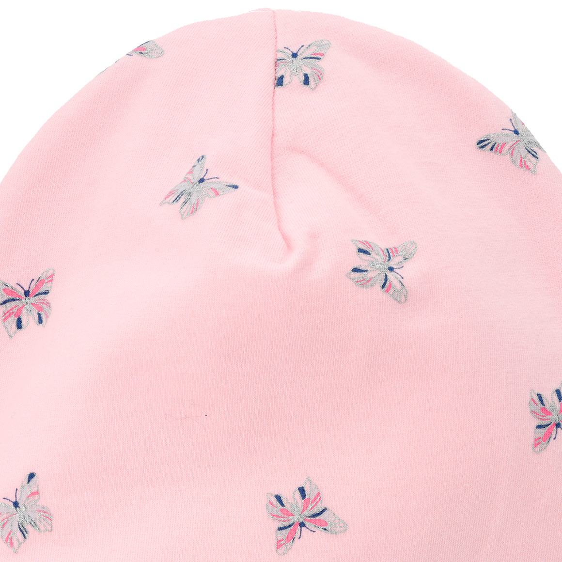 Mädchen Beanie mit Schmetterling-Allover