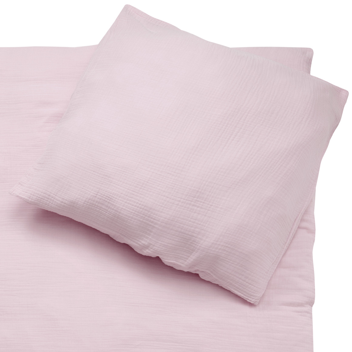 Mousseline beddengoed 135 x 200 cm effen